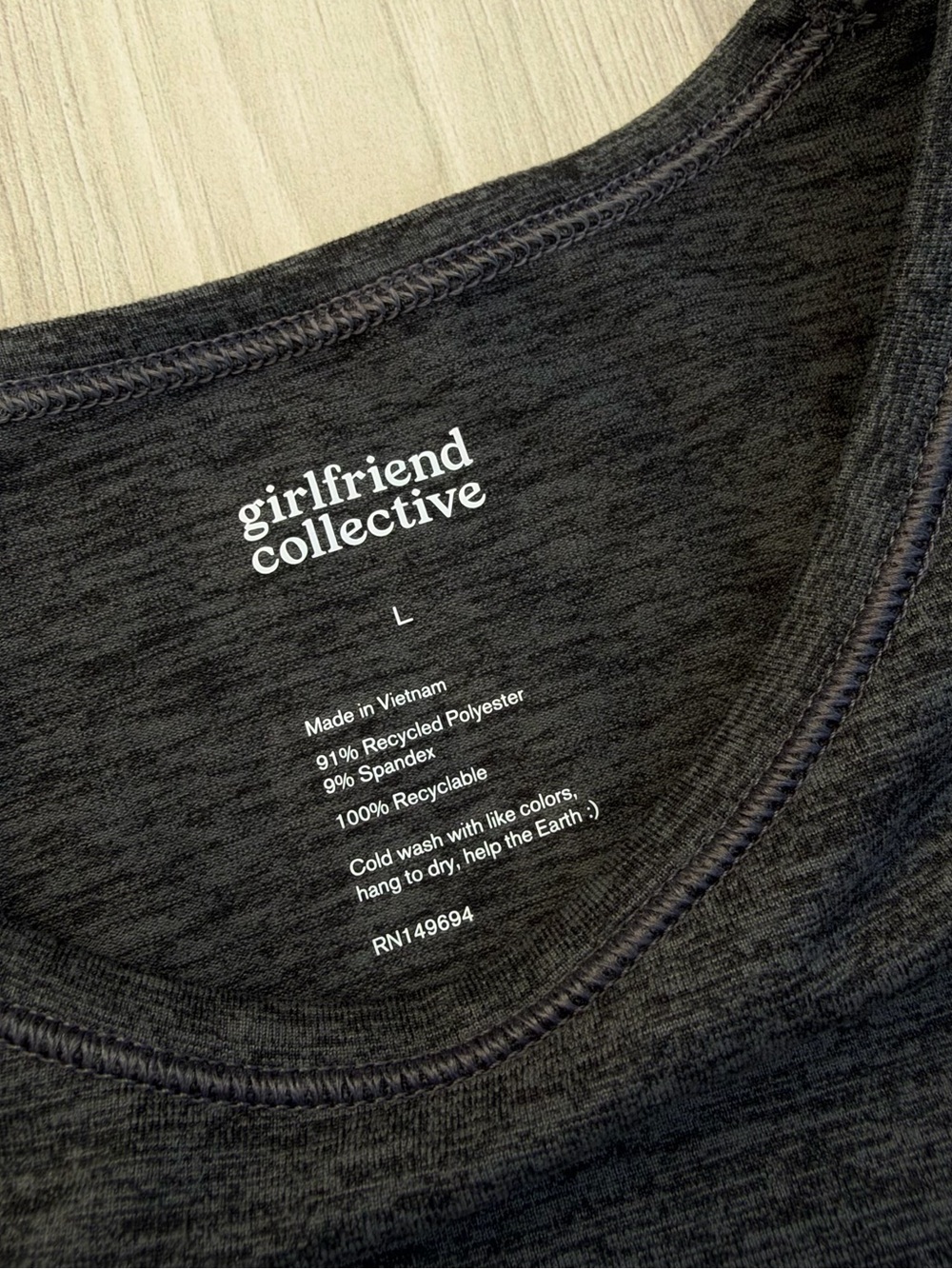 Girlfriend Collective ReSet Racerback Tank - Picture 4 of 6